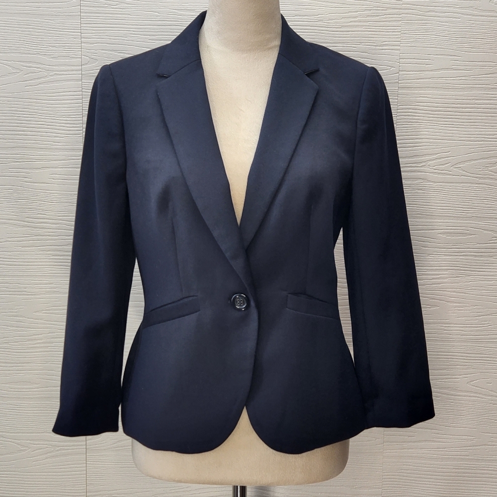 The Limited Tailored Fit Blue Blazer Size Small Button Front Classic